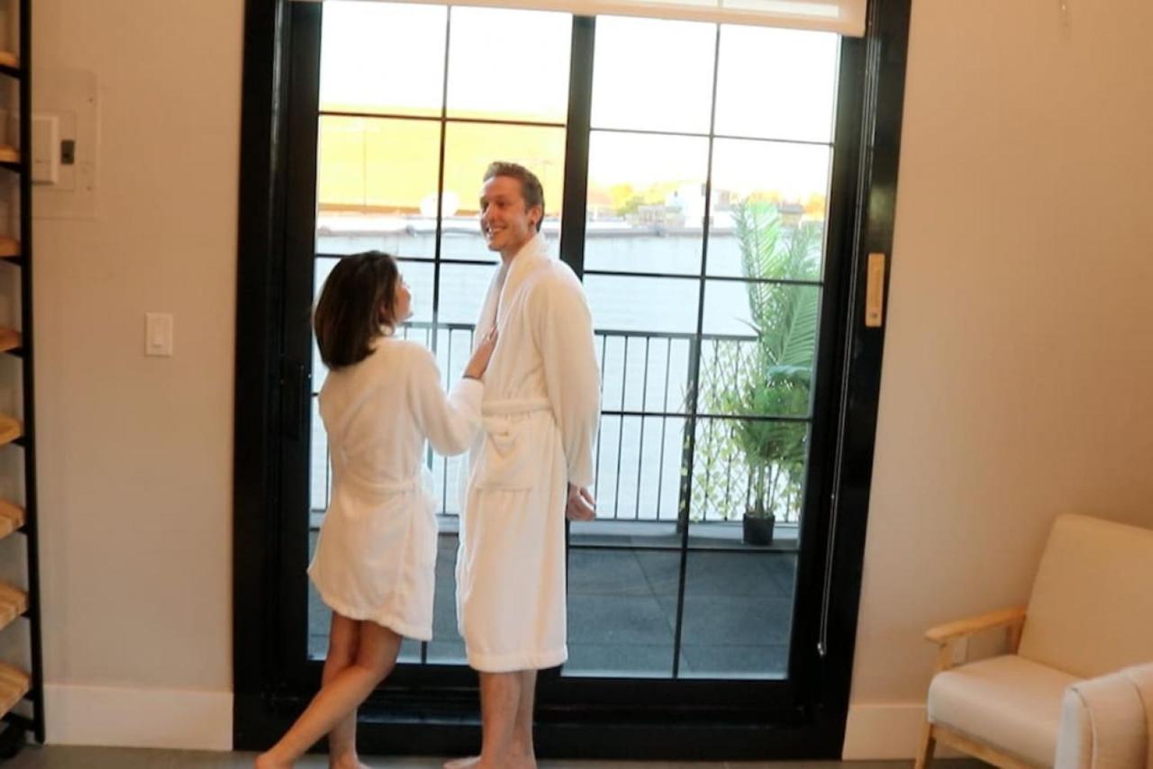Nyc Skyline Views, Sauna & Rooftop - Romantic Escape At "Brooklyn Bay Lofts" Nueva York Exterior foto